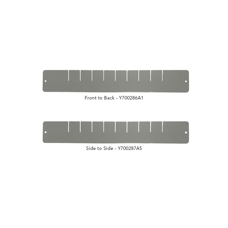 Divider set for 3" Slim Aluminum Med Jr Drawers Only